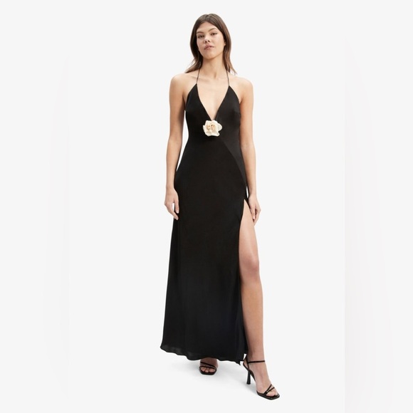 Bardot Aradia Halter Dress In Black - Picture 3 of 13